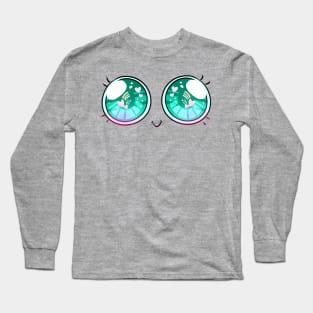 Kawaii Eyes Long Sleeve T-Shirt